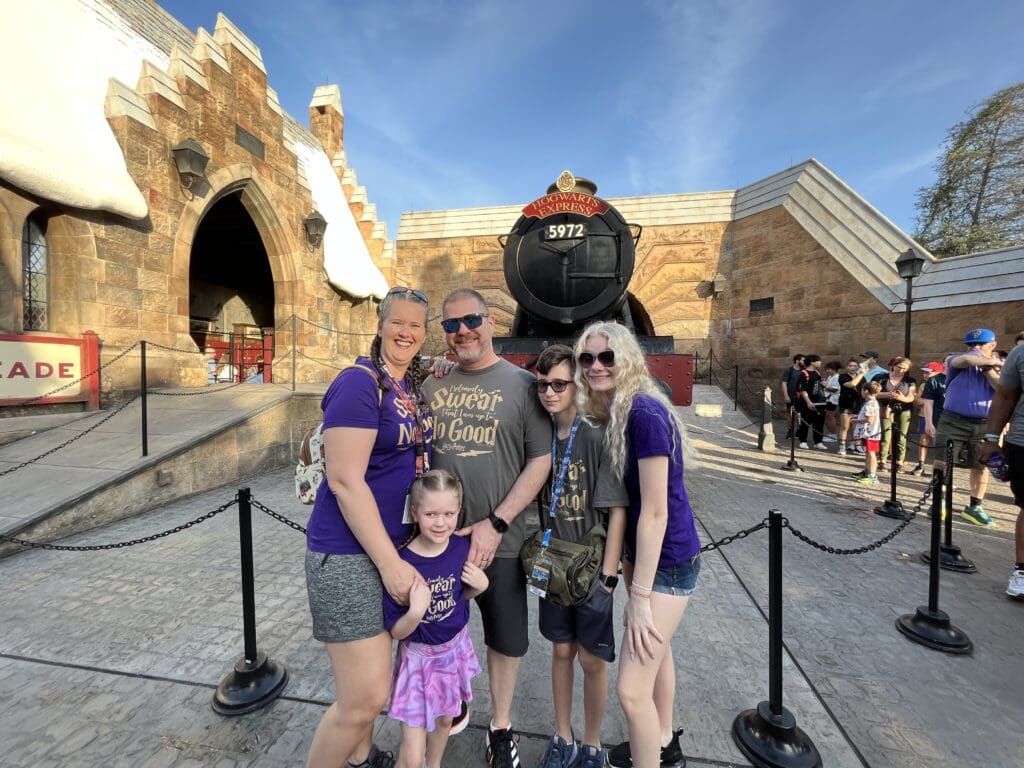 Hogwart's Express Train photo op.