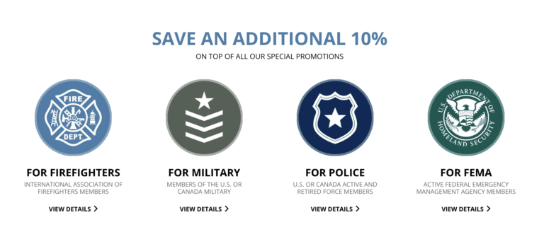 First Responder discount
