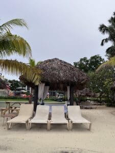 Lounge chairs at Beaches Negril