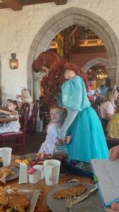 Best Character Dining at Walt Disney World 2 Akershus Ariel e1787069692827