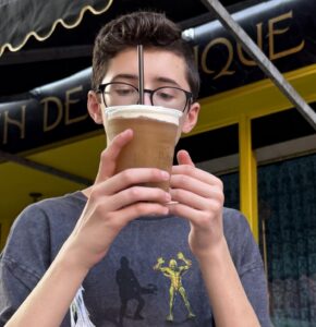 Why I Became a Certified Autism Travel Professional 4 Evan with Butterbeer at Epic Universe
